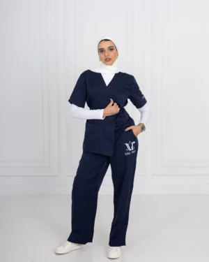 Navy Ribbon Half Sleeve Navy Ribbon Half Sleeve