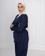 Navy Ribbon Scrub - Image 6