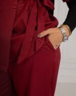 Burgundy Ribbon Scrub - Image 10