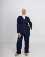 Navy Ribbon Scrub - Image 2