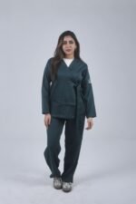 Darkgreen Ribbon Scrub - Image 2