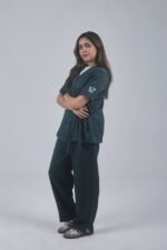 Darkgreen Ribbon Scrub - Image 7