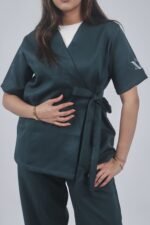 Darkgreen Ribbon Scrub - Image 10