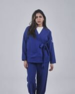 Royal Blue Ribbon Scrub