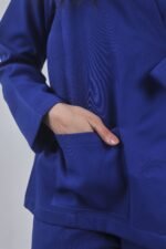 Royal Blue Ribbon Scrub - Image 6