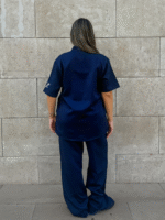 Navy Supreme Flare Scrub - Image 8