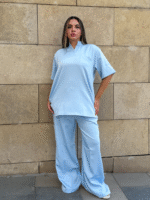 Baby Blue Supreme Flare Scrub - Image 2