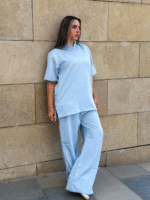 Baby Blue Supreme Flare Scrub - Image 4