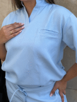 Baby Blue Supreme Flare Scrub - Image 7
