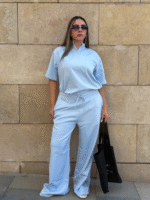 Baby Blue Supreme Flare Scrub - Image 5