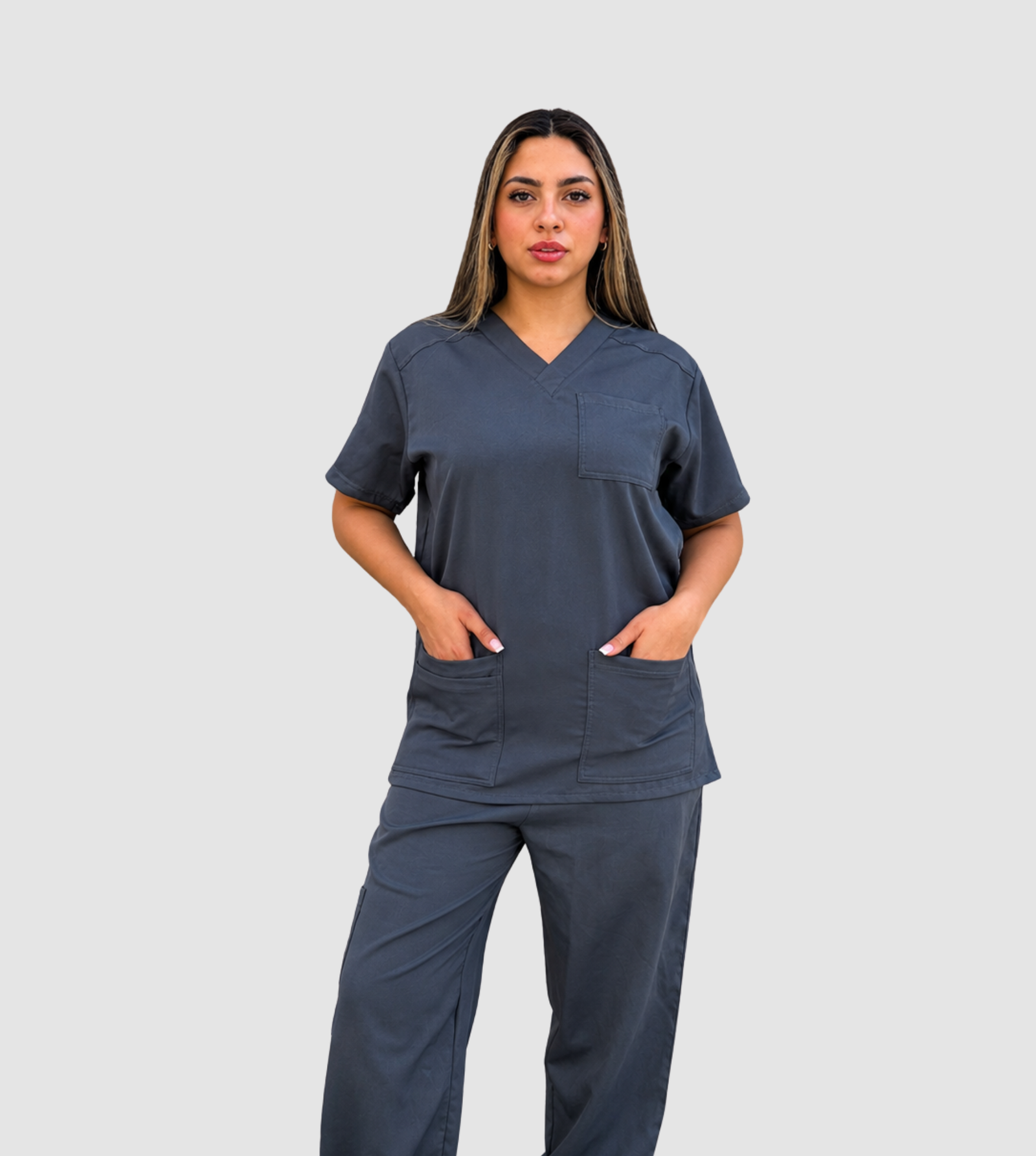 Vital wear Shots Gray Classic Scrub - Image 1